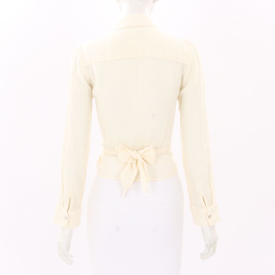 Mes Demoiselles Rudside Linen Top Size FR 34 | AU 6