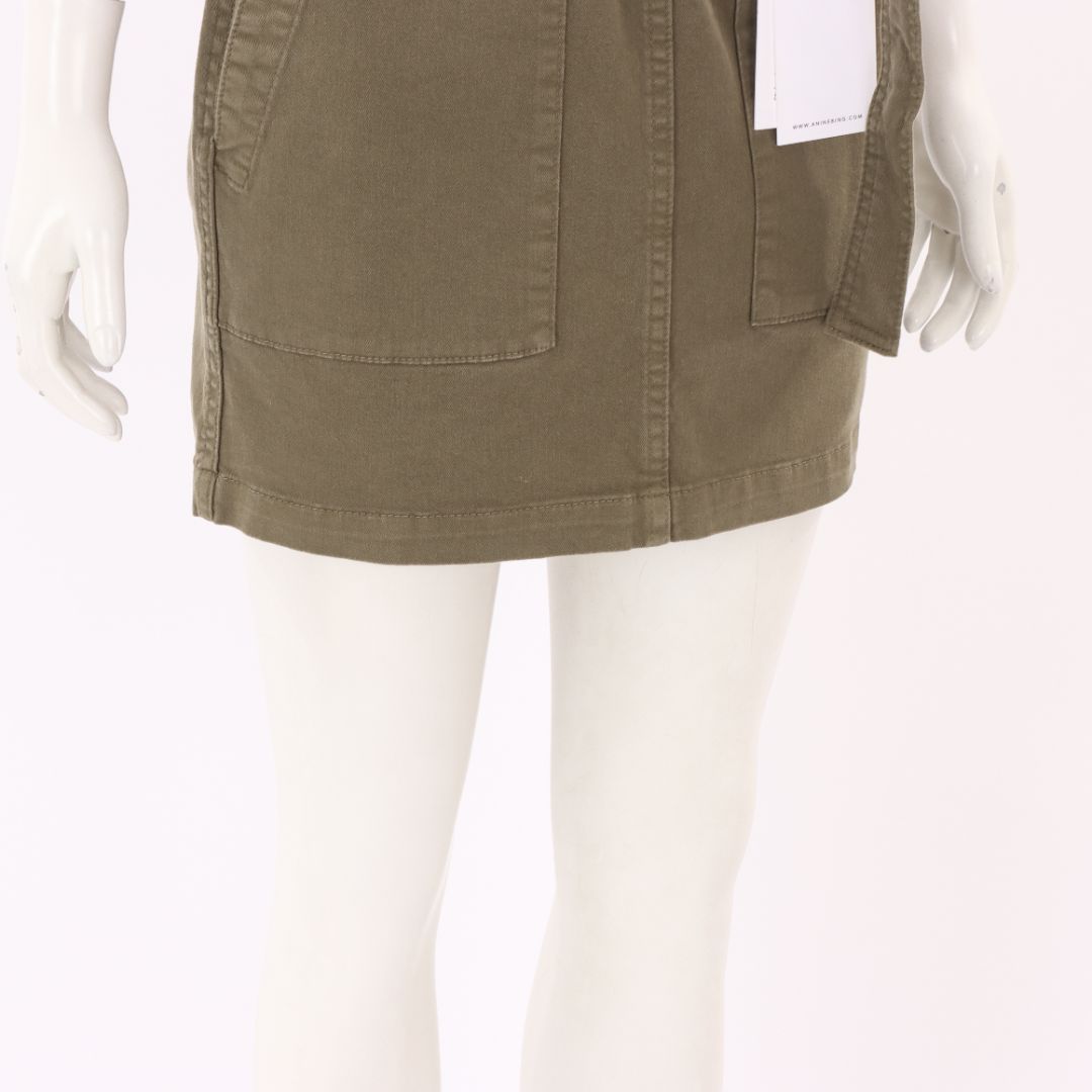 Anine Bing Belted Mini Skirt Size Extra Small