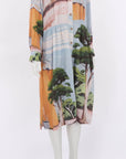 Nancy Bird Printed Midi Shirt Dress Size XL