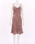 Scanlan Theodore Floral Silk Slip Dress Size 8