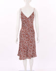 Scanlan Theodore Floral Silk Slip Dress Size 8