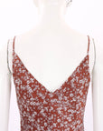 Scanlan Theodore Floral Silk Slip Dress Size 8