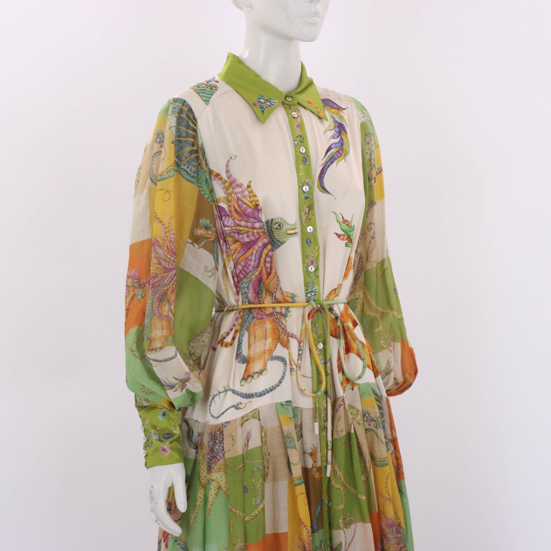 Alemais Jerome Silk Shirtdress Size 12