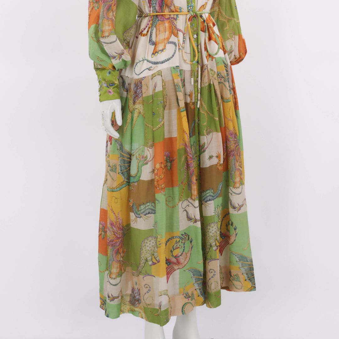 Alemais Jerome Silk Shirtdress Size 12