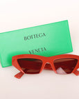 Bottega Veneta Catseye Acetate Sunglasses