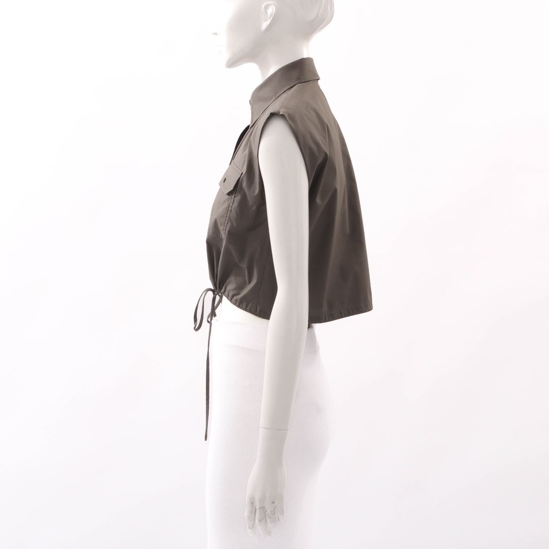 Scanlan Theodore Cotton Drawstring Top Size 6