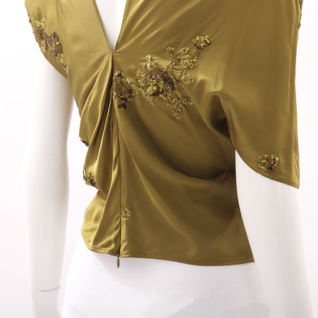 Scanlan Theodore Sequin Top Size 6