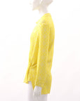 Scanlan Theodore Silk Lurex Wrap Top Size 10