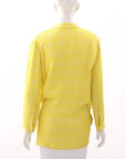Scanlan Theodore Silk Lurex Wrap Top Size 10