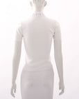 Scanlan Theodore Lace Detail Rib Knit Top Size XS