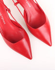 Stuart Weitzman Vinnie Leather Slingback Size 38.5