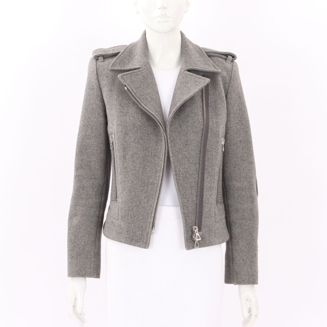Isabel Marant Wool Blend Biker Jacket Size 1