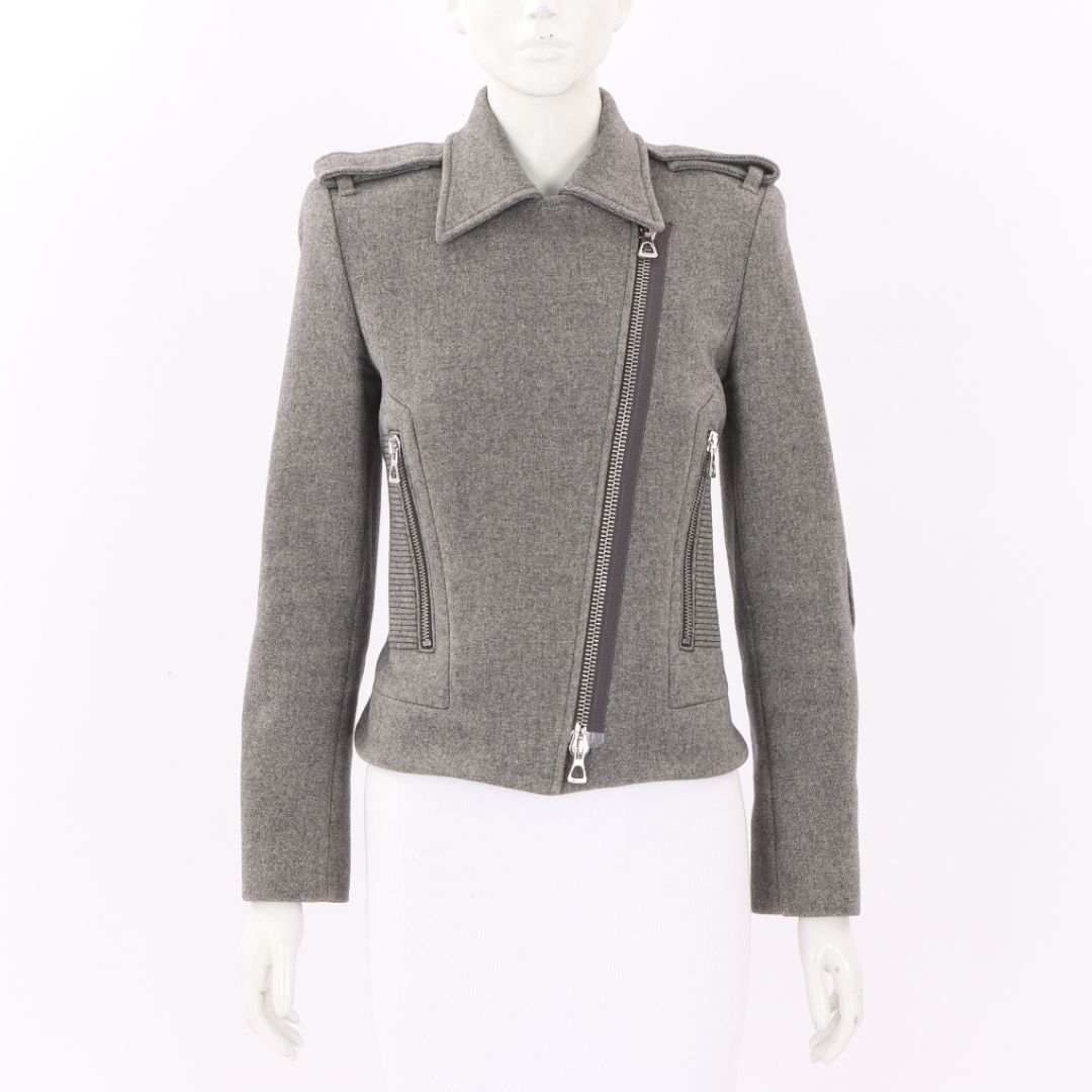 Isabel Marant Wool Blend Biker Jacket Size 1