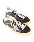 Golden Goose Superstar Sneakers with Silver Eyelets Size 35