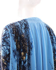 Jil Sander Abstract Print Plissee Blouse Size 36 | AU 8