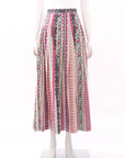 Le Sirenuse Pleated Print Skirt Size 10