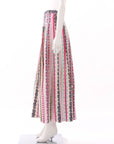 Le Sirenuse Pleated Print Skirt Size 10