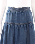 Ulla Johnson Denim Midi Skirt Size US 4 | AU 8