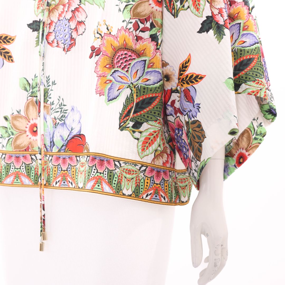 Etro Floral Silk Blouse Size IT 40 | AU 8