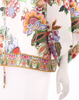 Etro Floral Silk Blouse Size IT 40 | AU 8