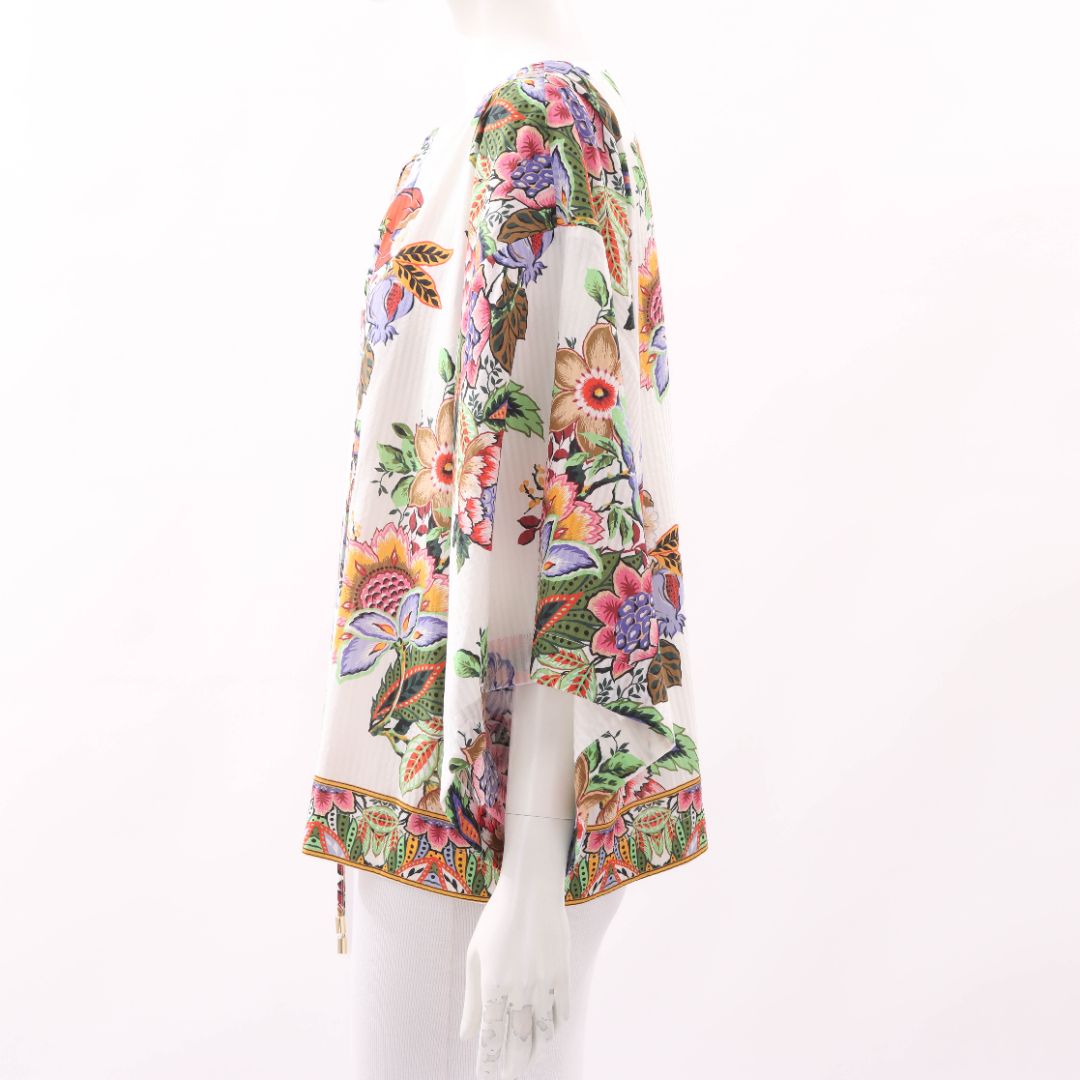 Etro Floral Silk Blouse Size IT 40 | AU 8