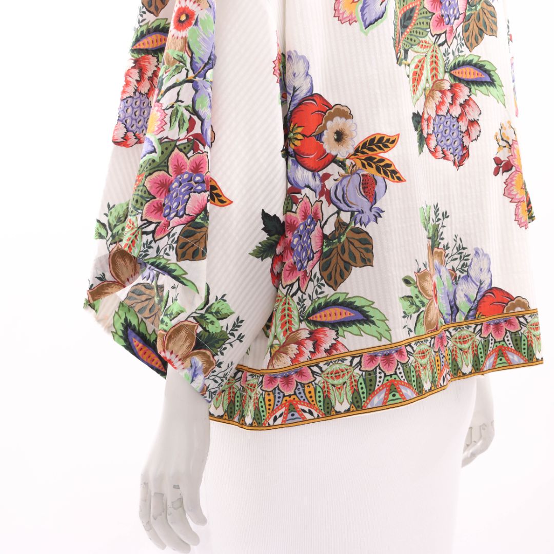 Etro Floral Silk Blouse Size IT 40 | AU 8