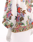 Etro Floral Silk Blouse Size IT 40 | AU 8
