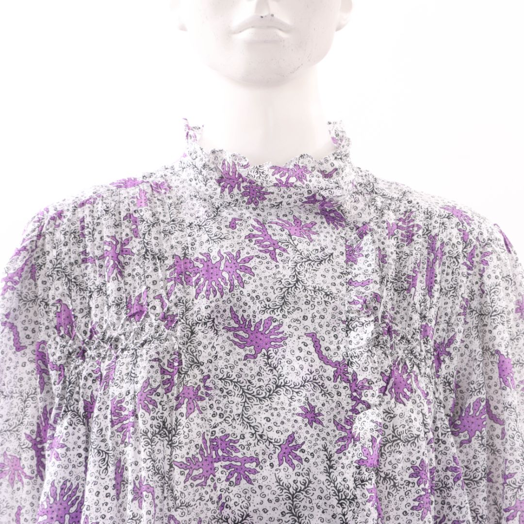 Isabel Marant Printed 'Dubna' Top Size FR 38 | AU 10