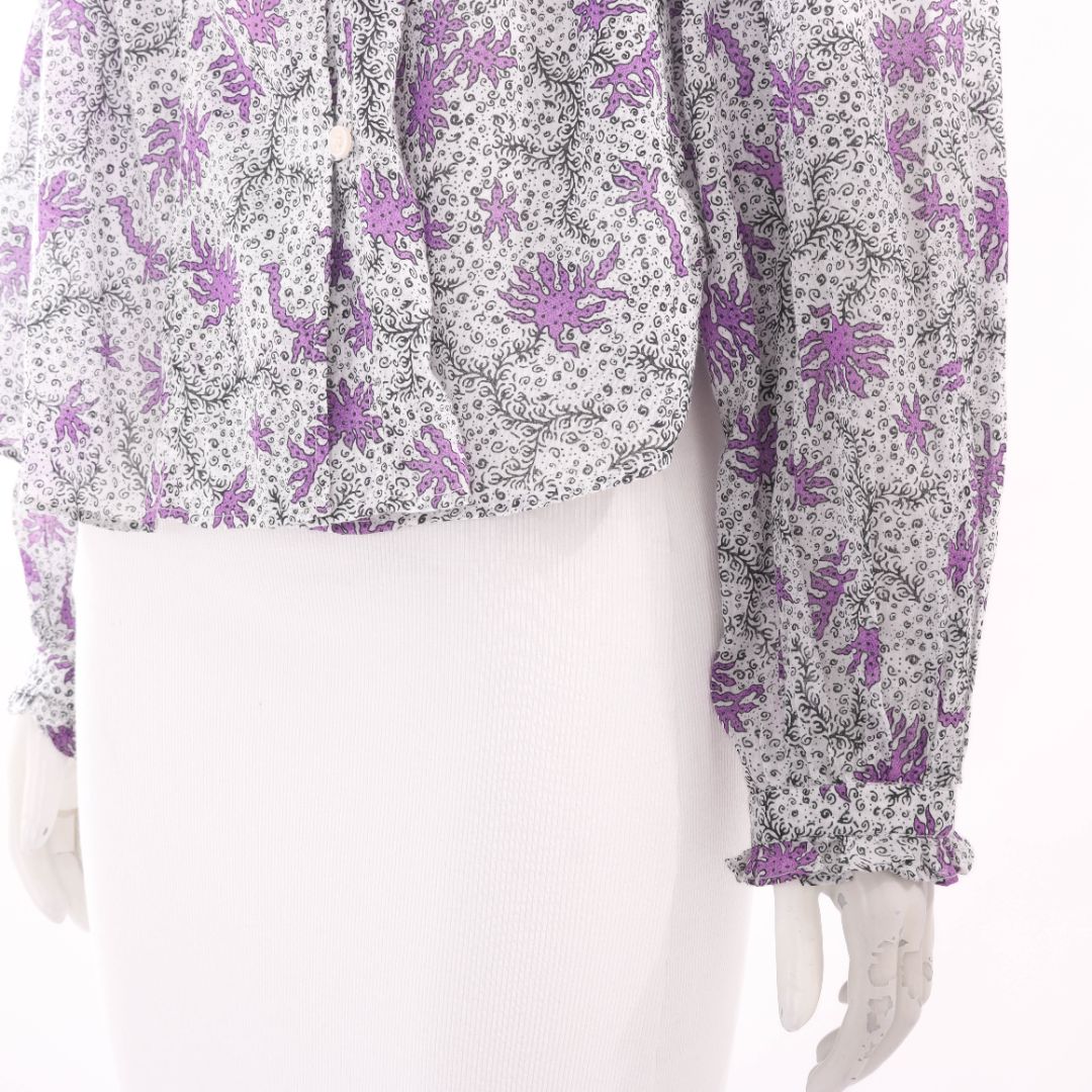 Isabel Marant Printed 'Dubna' Top Size FR 38 | AU 10