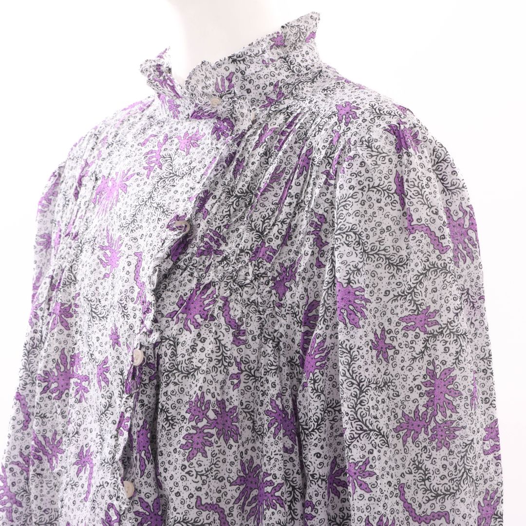 Isabel Marant Printed 'Dubna' Top Size FR 38 | AU 10