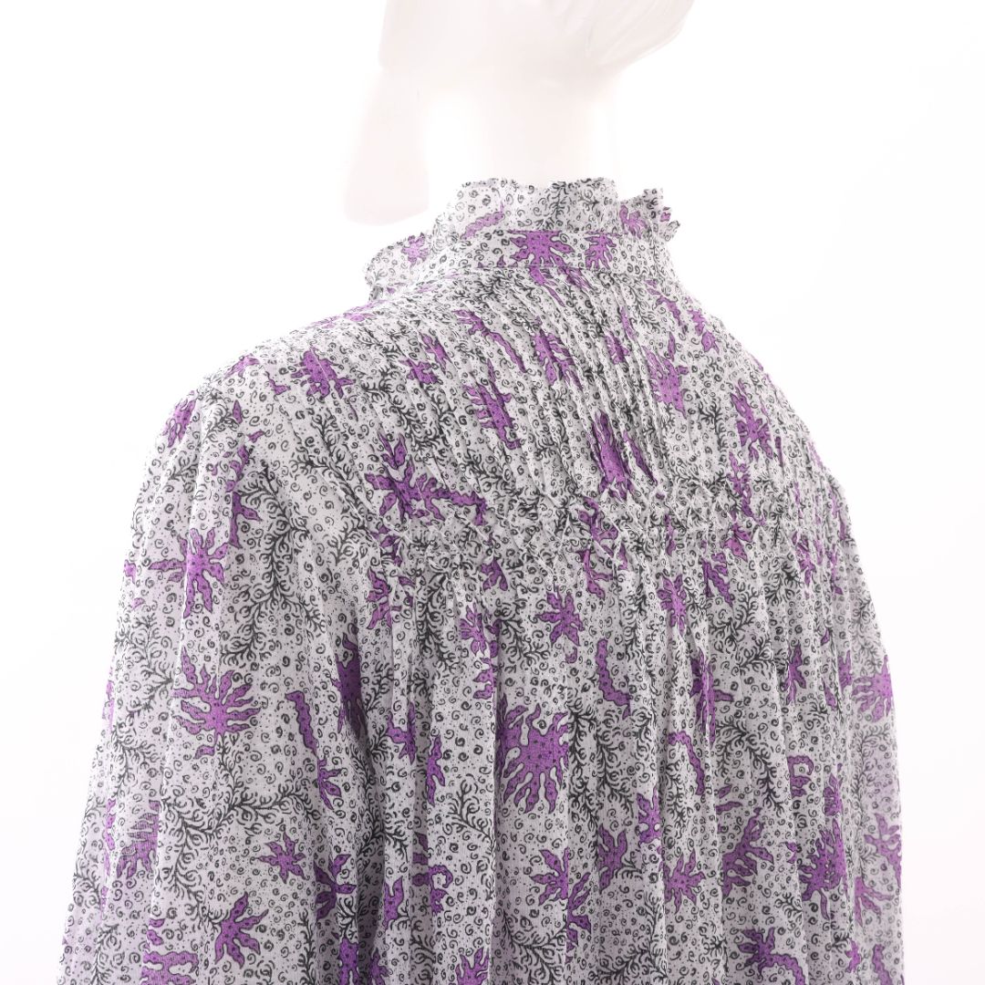 Isabel Marant Printed 'Dubna' Top Size FR 38 | AU 10