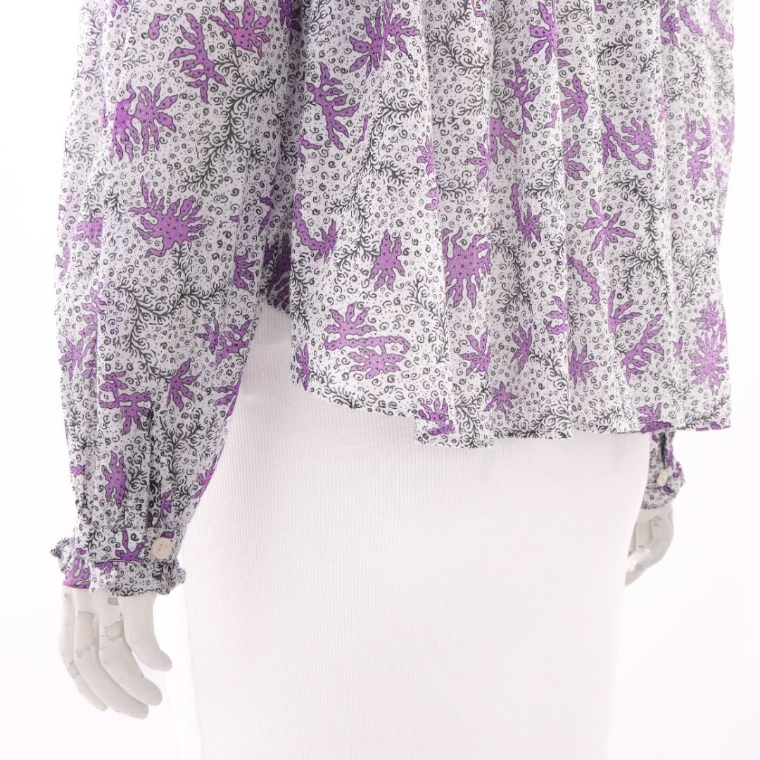 Isabel Marant Printed 'Dubna' Top Size FR 38 | AU 10