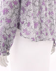 Isabel Marant Printed 'Dubna' Top Size FR 38 | AU 10