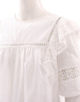 Sandro Frill Cotton Top Size 2