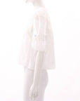 Sandro Frill Cotton Top Size 2