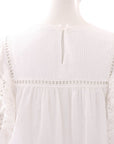 Sandro Frill Cotton Top Size 2