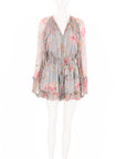 Zimmermann 'Mercer' Floating Silk Playsuit Size 1