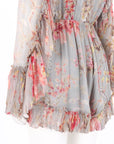 Zimmermann 'Mercer' Floating Silk Playsuit Size 1