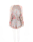 Zimmermann 'Mercer' Floating Silk Playsuit Size 1