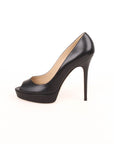 Jimmy Choo Leather Peeptoe Platform Pumps Size 40
