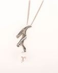 Agmes Baroque Coral Pendant Necklace