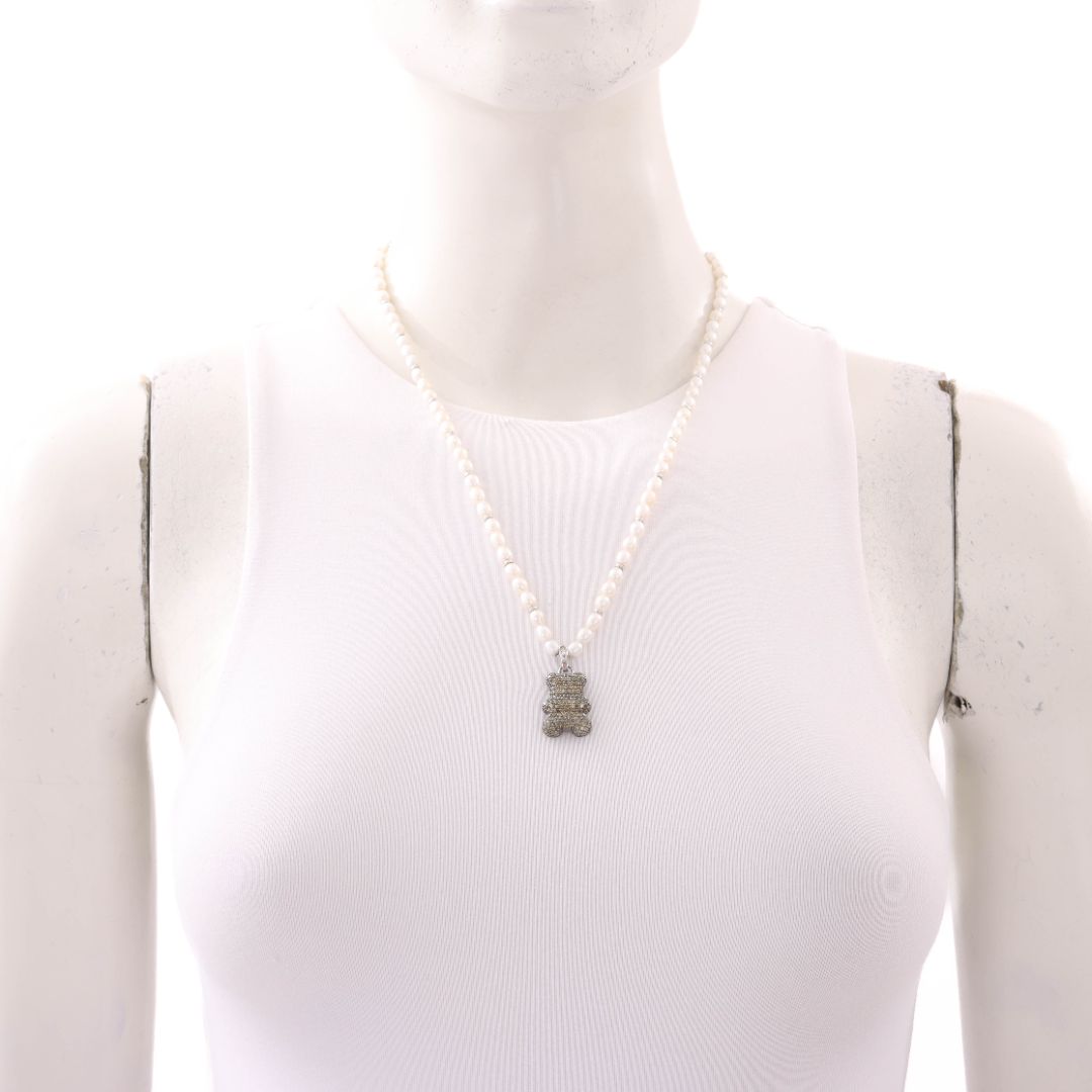 APM Monaco Yummy Bear Freshwater Pearl Necklace