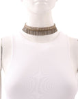Marie Laure Chamorel Fine Fringed Choker