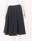 Dries Van Noten Pleated Cotton Skirt Size 42 | AU 14