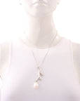 Agmes Baroque Coral Pendant Necklace