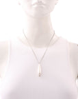 Agmes Double Chain Audrey Pendant Necklace