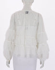 Aje Primrose Lace Blouse Size 6