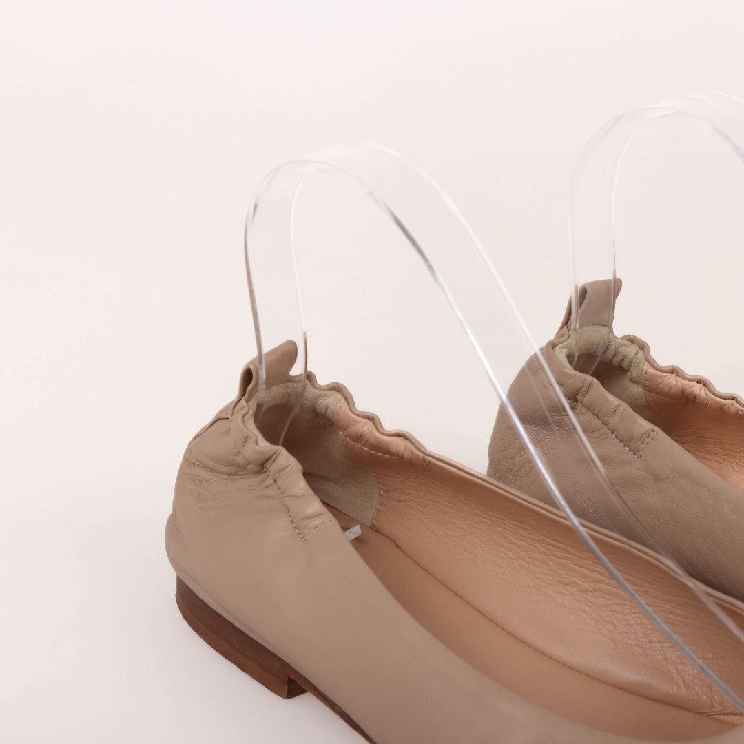 Parallele Leather Ballet Flats Size 37