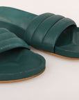Beatrice Valenzuela Leather Slides Size 6