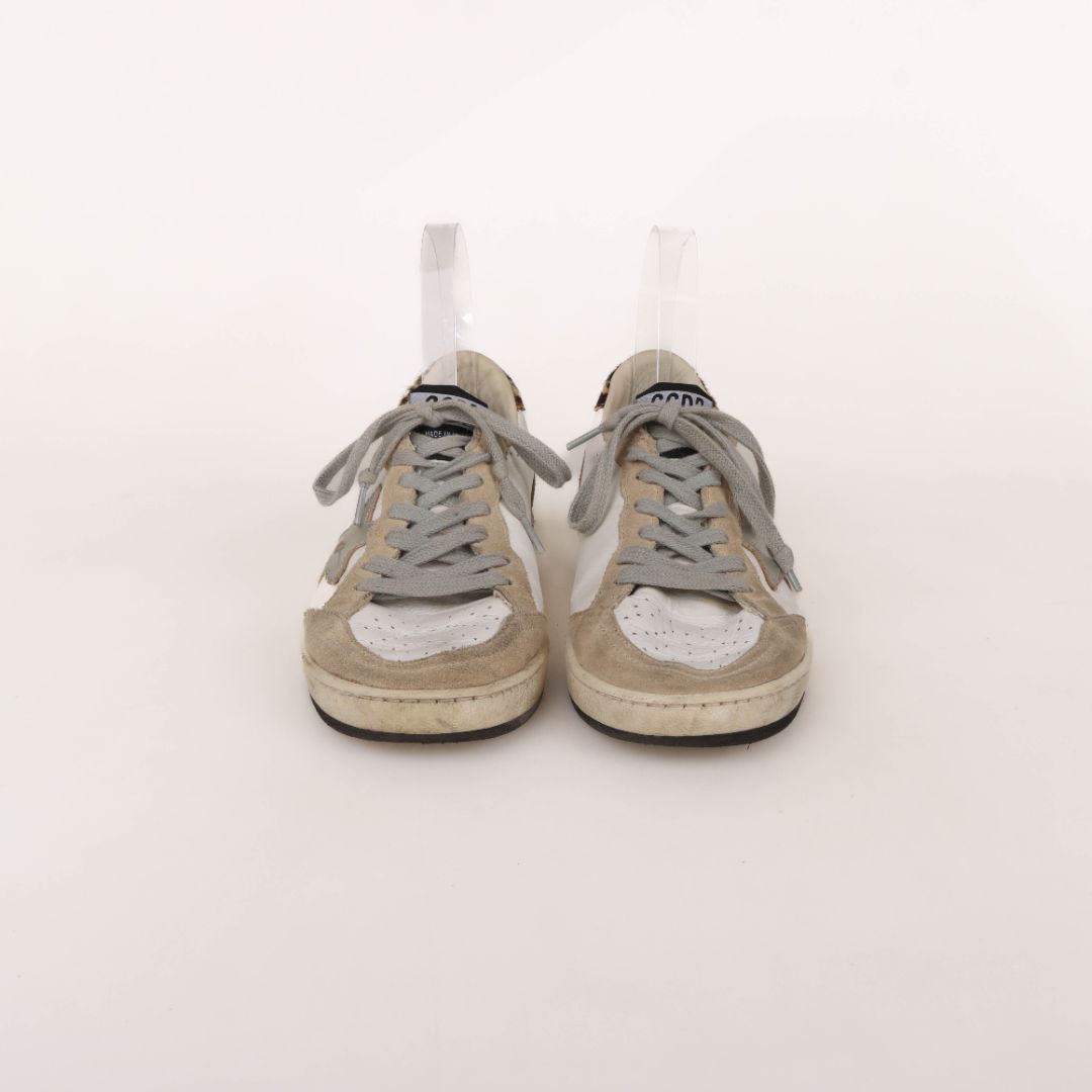 Golden Goose Leather 'Ballstar' Sneakers Size 36